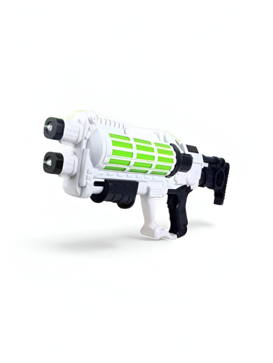 TurboRifle – High Power Water Gun Blaster Rifle | Long Range Squirt Gun Toy White LMI11958.