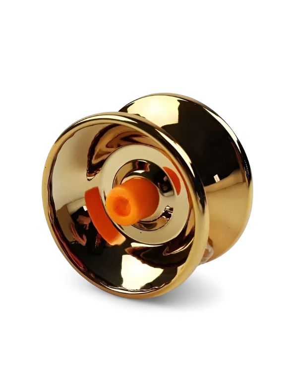 Gold - TurboSpin – High-Speed Metal Yo-Yo Spinner Toy for Kids | Durable Bearing for Smooth Tricks & Sports Play LMI8847.
