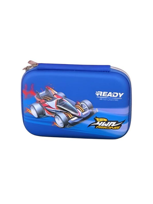 TurboVroom – Sports Car Blister Pouch for Kids | Single Chain Pencil Case | Stylish & Speedy Stationery Bag NOV8792.