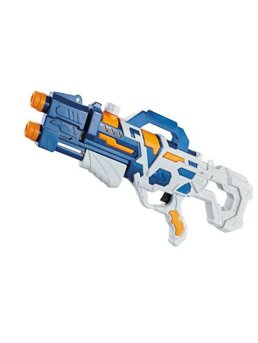 TwinTide X2 - Twin Surge Aqua Shooter | High-Pressure Long-Range Fun - Best Holi Blaster for Kids & Adults Grey LMI11847.