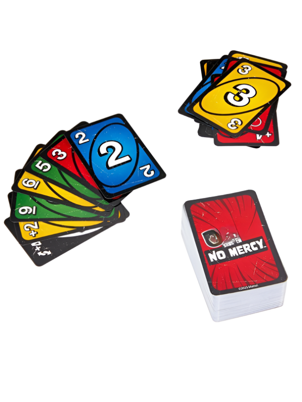 UNO Show 'Em No Mercy Card Game – 168 Cards Party & Family Game LMI16952