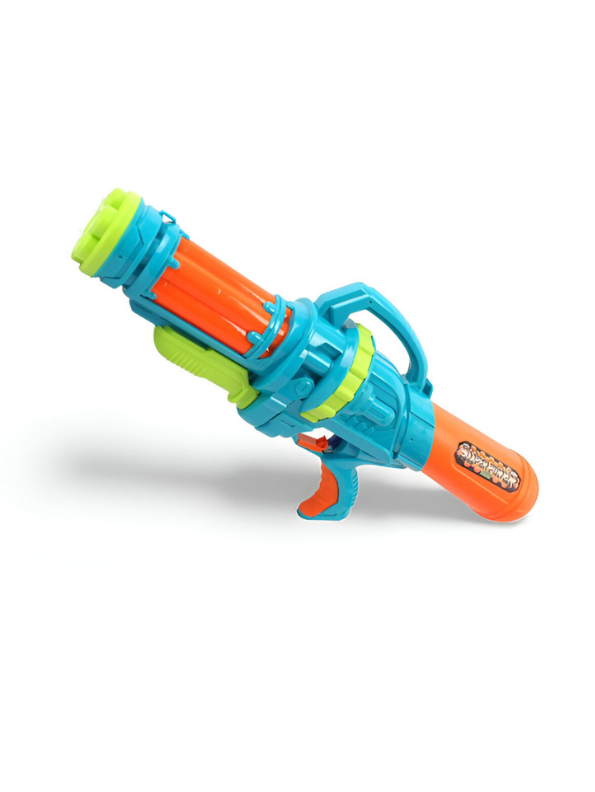UltraShot – Super Power Water Blaster Pichkari with Easy-Grip Handle & Dual Nozzle | Durable Plastic Holi Water Gun Toy Blue LMI14285.
