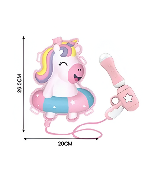 UniBlaze – Unicorn Backpack Water Gun Pichkari | Large Tank Water Blaster for Kids’ Outdoor Play LMI14397.