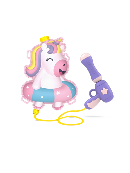 UniBlaze – Unicorn Backpack Water Gun Pichkari | Large Tank Water Blaster for Kids’ Outdoor Play LMI14397.