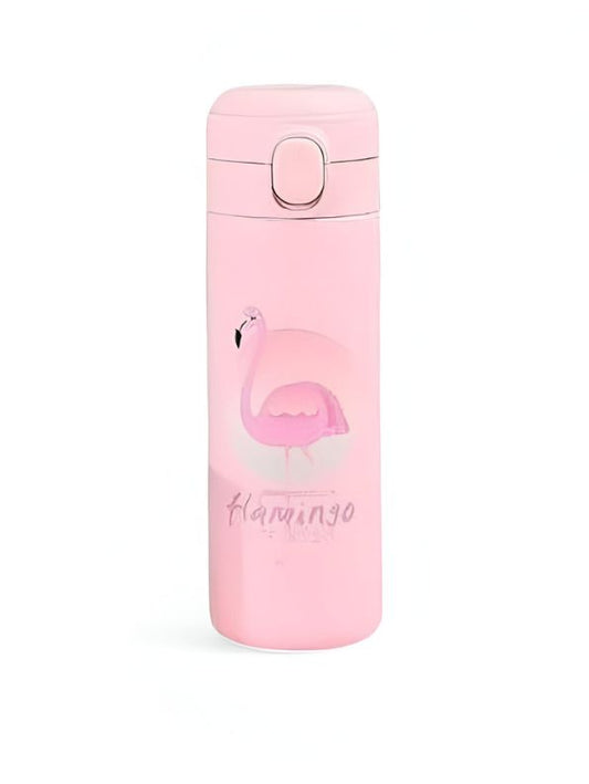 Pink - UniSip  – Unicorn Printed Vacuum Bottle 420ml Stainless Steel for Kids & Adults NOV1555.