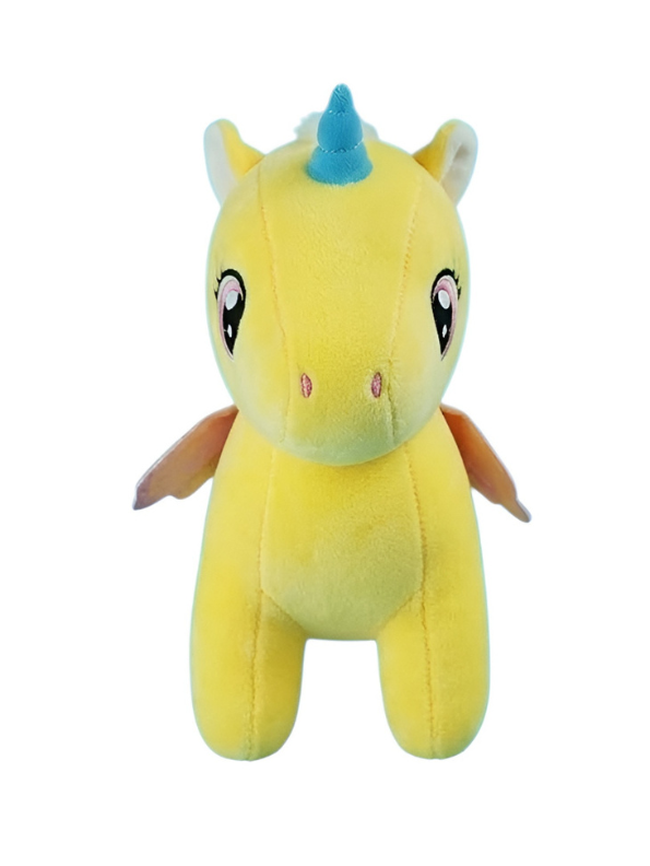 Unicorn Pegasus Plush 7 Inch – Magical Soft Stuffed Unicorn Yellow ST14876.