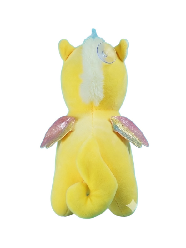 Unicorn Pegasus Plush 7 Inch – Magical Soft Stuffed Unicorn Yellow ST14876.