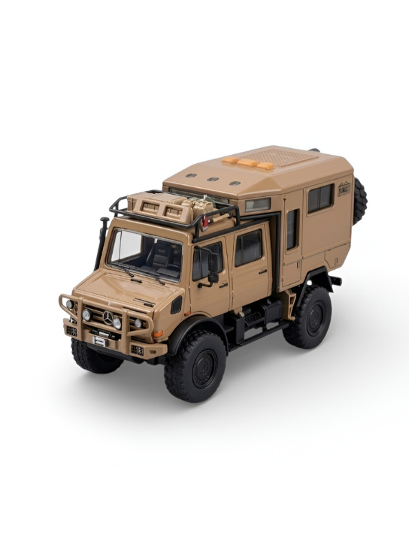 Unimog Pullback Model Vehicle – Off-Road Adventure Toy Truck Brown LMI15942.
