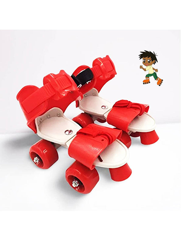 Red Roller Skates For Kids(L- 10)