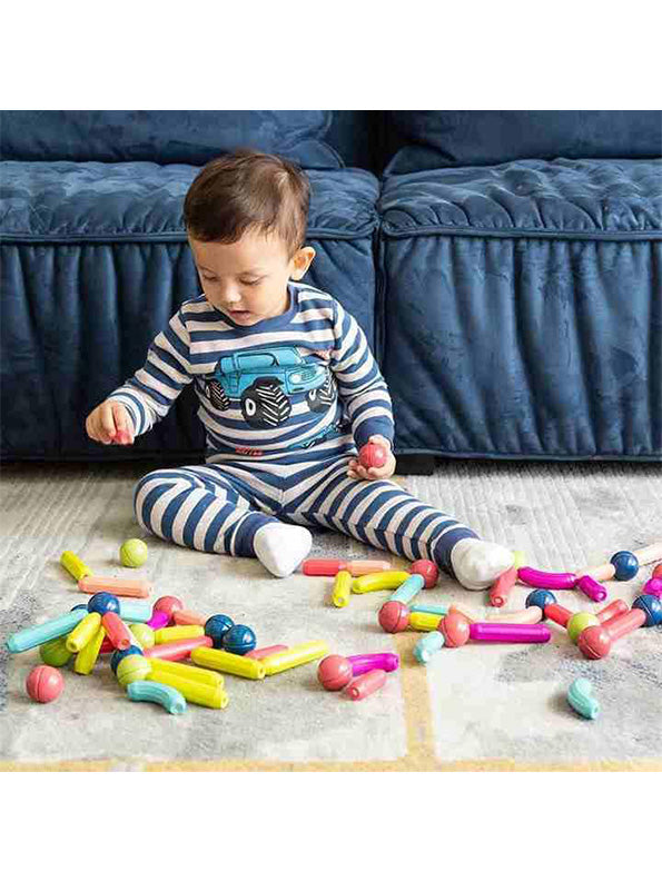 Magnetic Building Sticks Blocks Toys 80 Pcs (NXL-10)