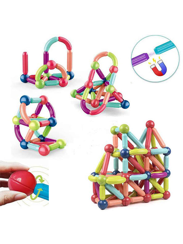 Magnetic Building Sticks Blocks Toys 80 Pcs (NXL-10)