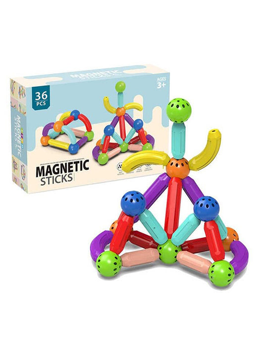 Magnetic Sticks With Balls For Building Blocks – 36 Pcs (NX.L - 10)