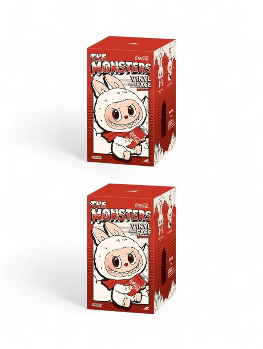 Pack Of 2 - THE MONSTERS COCA-COLA SERIES - Vinyl Face Blind Box