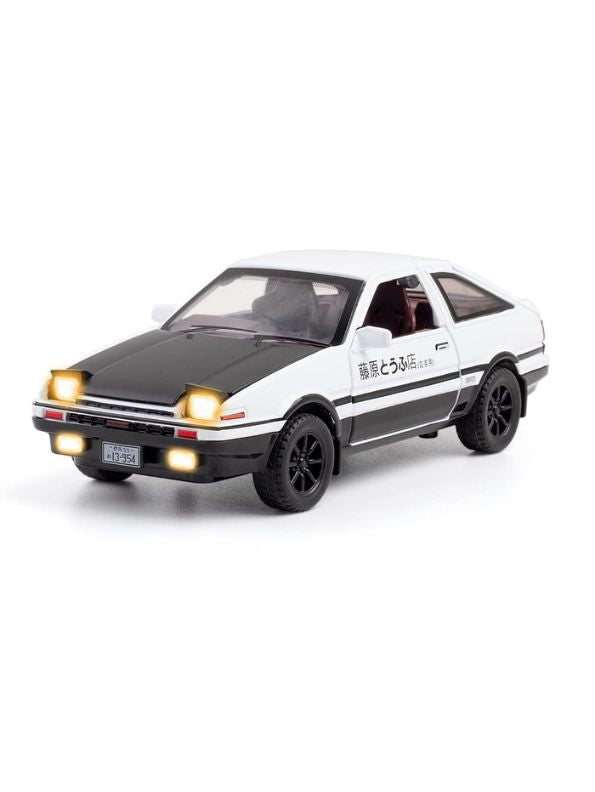 3D Car Frame: Toyota AE86 Sprinter Trueno | 1:32 Model Poster with Acrylic Glass & Frame