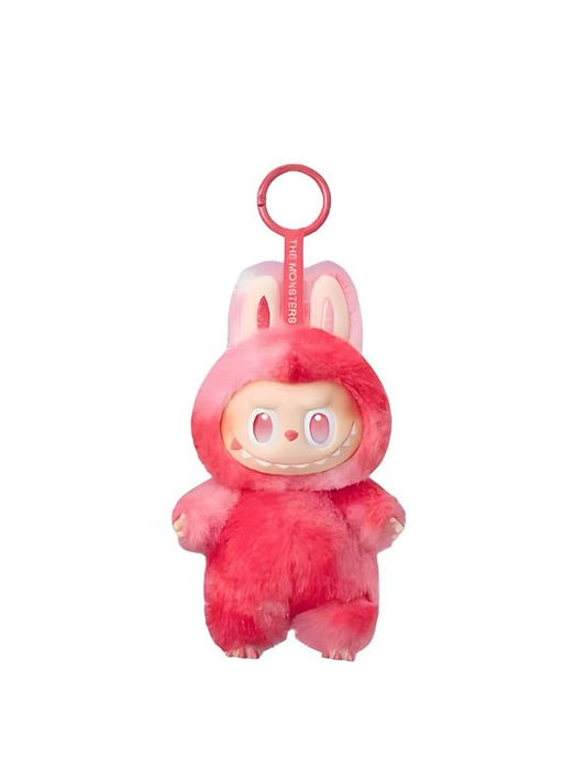 Blind Box - Love - Blush Red - Official Authentic Barcoded Pop Mart Labubu Plush Keychain – Limited‑Edition Fuzzy Bunny‑Eared Monster