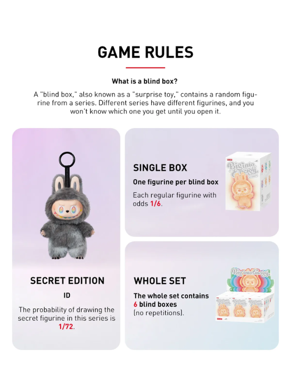 Blind Box - Serenity - Green - Official Authentic Barcoded Pop Mart Labubu Plush – Limited‑Edition Fuzzy Bunny‑Eared Monster - Big Into Energy Collection