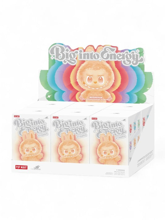 Whole Set - 6 pcs - Official Pop Mart Labubu Plush Keychain – Limited‑Edition Fuzzy Bunny‑Eared Monster - All Members