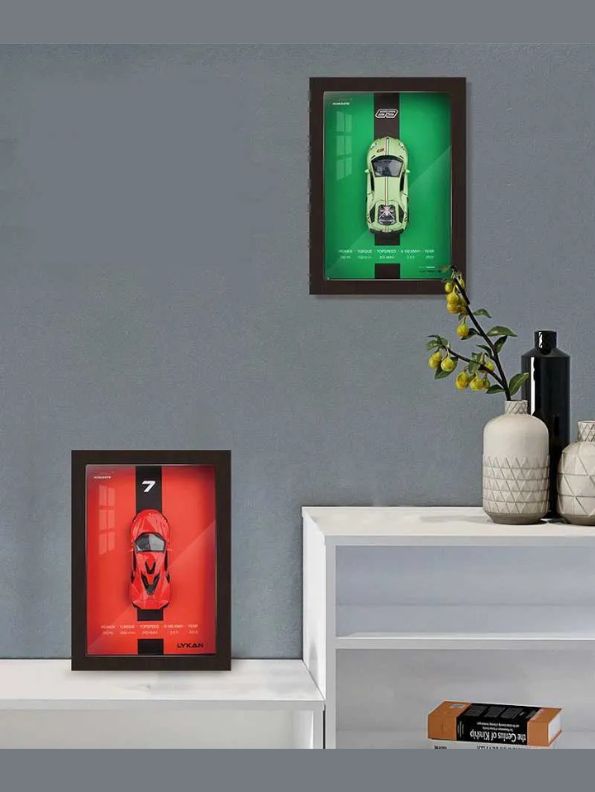 Model Cars Picture Frame 3D Car Frame: 1:32 Model Poster with Acrylic Glass & Frame β Toyloft