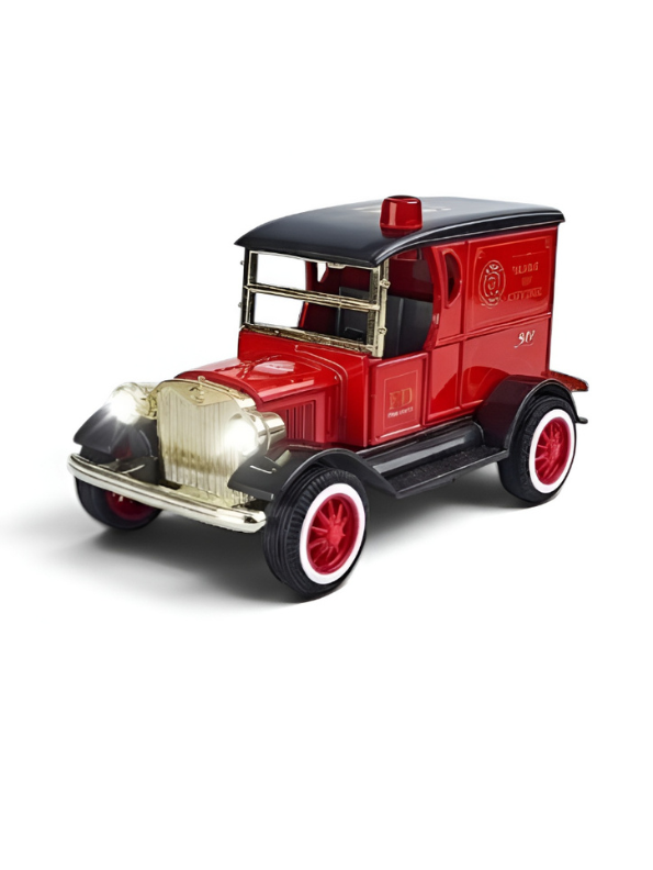 Vintage Diecast Classic Fire Engine Toy Van 1:36 Scale MD370.