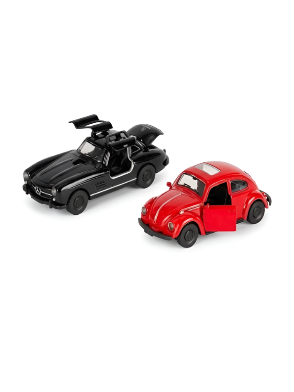 Vintage Diecast Toy Cars Set of 4 TV6128.
