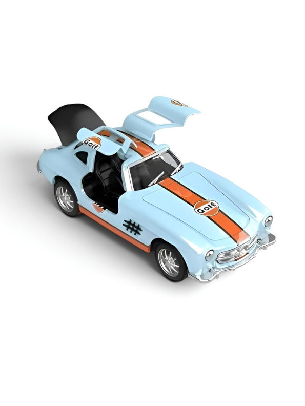 Vintage Mercedes-Benz 300 SL Gullwing Diecast Model Car 1:36 Scale Classic Collectible Car TV7294.