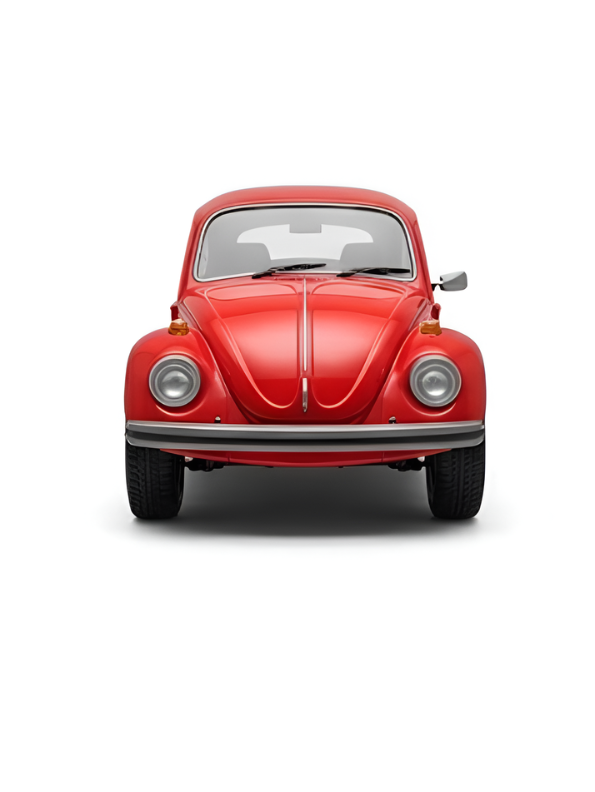 Vintage Volkswagen Beetle Diecast Model Car 1:24 Scale Retro Classic Collectible Car TV7331.