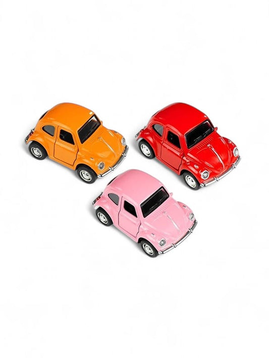 Volkswagen Beetle Diecast Car Pack of 3 Scale 1:36 (FY-O-24)