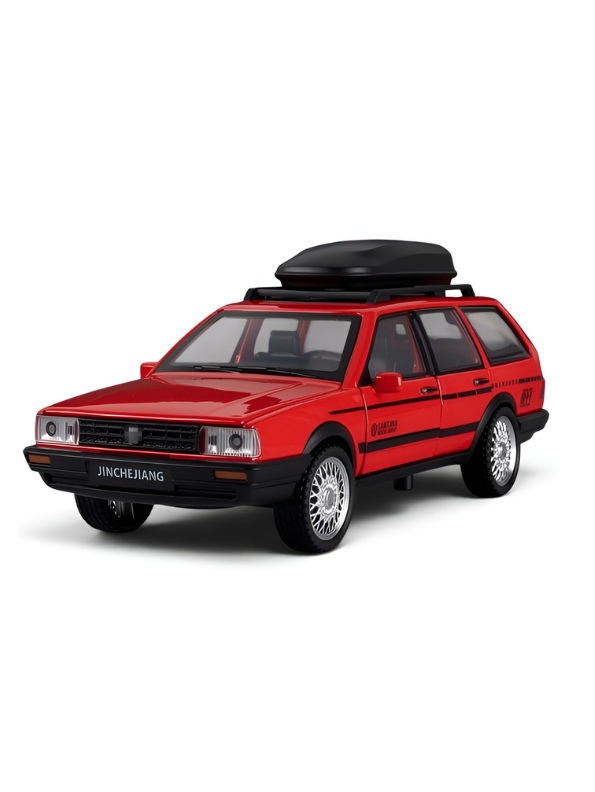 Volkswagen Santana Variant Estate Wagon 1:32 Scale Diecast Model | White Premium Alloy Metal Miniature Collectible Car Toy TV6279.