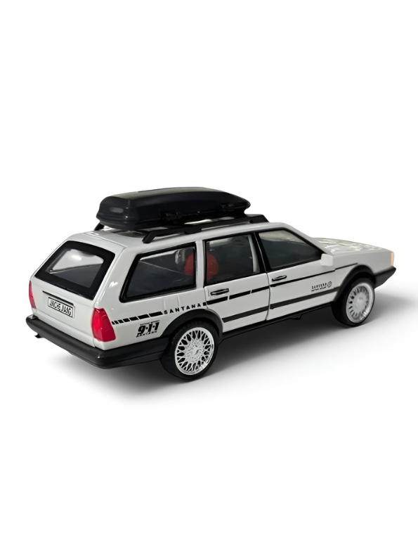 Volkswagen Santana Variant Estate Wagon 1:32 Scale Diecast Model | White Premium Alloy Metal Miniature Collectible Car Toy TV6279.
