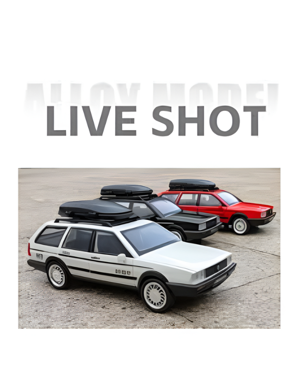 Volkswagen Santana Variant Estate Wagon 1:32 Scale Diecast Model | Black Premium Alloy Metal Miniature Collectible Car Toy TV6279.