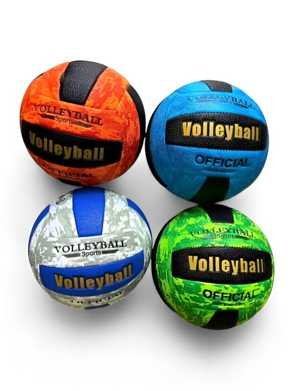 Volleyball Official Size 5 – High-Contrast Blue & Black Camo Design | Durable Indoor & Outdoor Volleyball LMI13143.