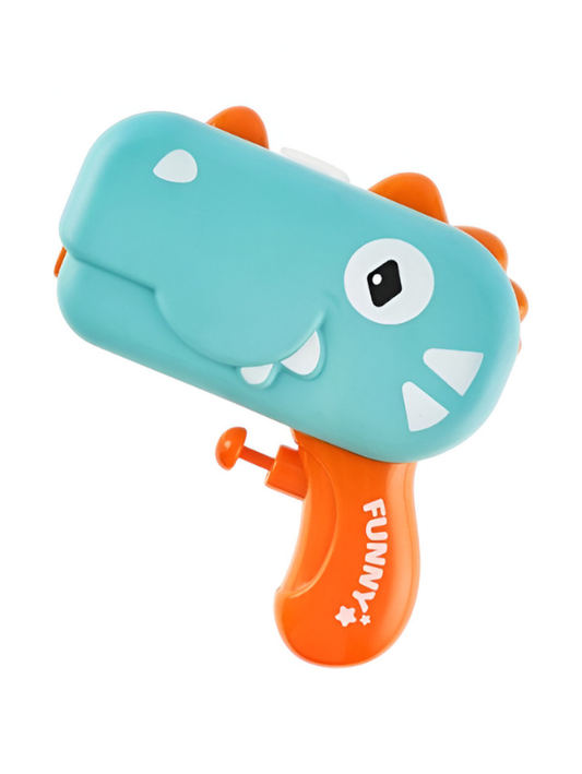 Blue - Dinosaur Mini Water Gun for Toddlers – Cute Squirt Toy for Kids | Summer Pool, Beach & Outdoor Water Play LMI11303