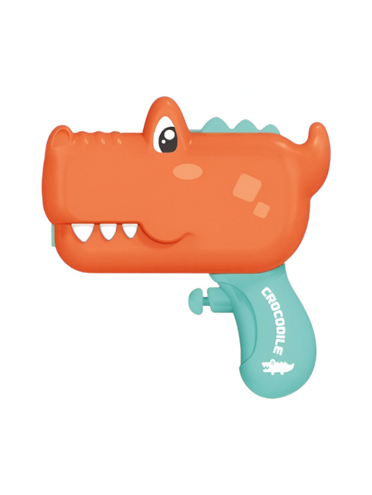 Brown - Crocodile Water Gun Toy – Mini Dinosaur Squirt Blaster for Summer Outdoor Water Play Kids LMI11303