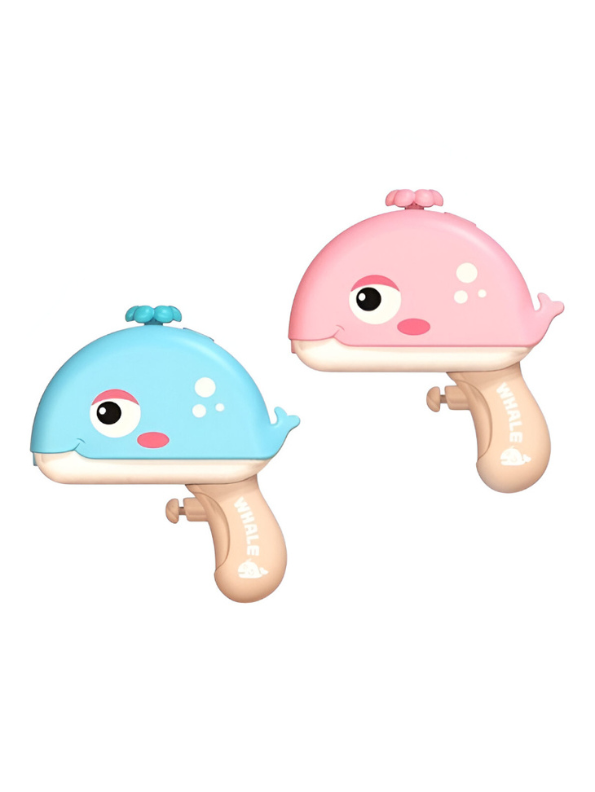 Blue Dolphin Cartoon Whale Water Gun – Portable Summer Squirt Toy for Kids, Beach & Pool Fun, Outdoor Party Favor LMI11303