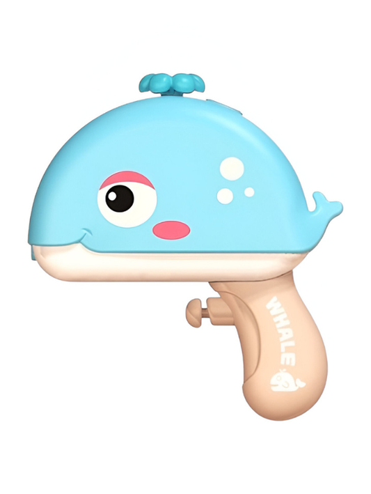 Blue Dolphin Cartoon Whale Water Gun – Portable Summer Squirt Toy for Kids, Beach & Pool Fun, Outdoor Party Favor LMI11303