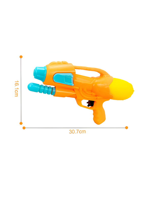 Orange - Turbo-Blast Pump Action Water Blaster – High Capacity Outdoor Summer Toy for Kids | LMI14379