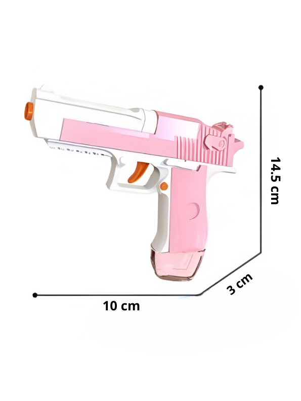 SplashMini – 60ml Pocket Water Gun Blaster for Kids | Lightweight Pichkari for Holi Pink LMI14301.
