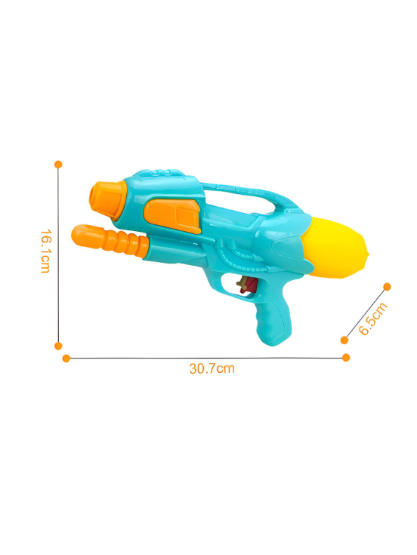 Blue - Turbo-Blast Pump Action Water Blaster – High Capacity Outdoor Summer Toy for Kids | LMI14379