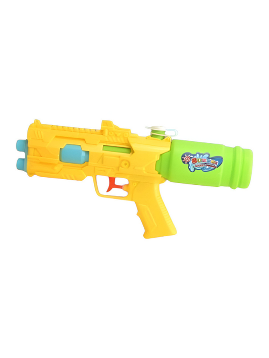 Max-Blast High-Capacity Water Gun – Long-Range Pump Action Soaker for Kids & Adults – Yellow/Green | LMI14364