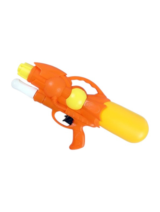 High-Velocity Orange & Yellow Water Gun Blaster 460ML– Powerful Pump-Action Squirt Gun with Large Tank for Pool, Beach & Backyard Summer Fun LMI12028
