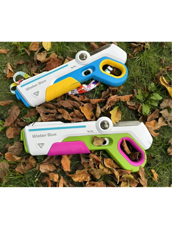 Green DrizzleDestroyer X450 - Water Battle Electric Water Gun Automatic Water Squirt Guns LMI14360