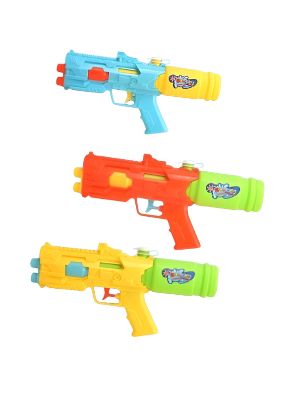Max-Blast High-Capacity Water Gun – Long-Range Pump Action Soaker for Kids & Adults – Red/Green | LMI14364