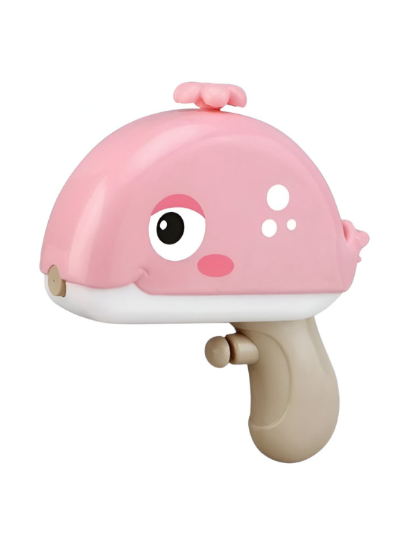 Pink Dolphin Cartoon Whale Water Gun – Portable Summer Squirt Toy for Kids, Beach & Pool Fun, Outdoor Party Favor LMI11303