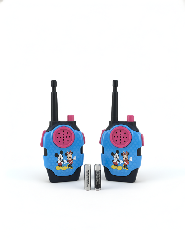 Disney Mickey & Minnie Mouse Walkie Talkies for Kids – 2-Way Radio Toy Set for Boys & Girls, Includes Batteries – Great Birthday Gift for Toddlers Ages 5+ LMI9431