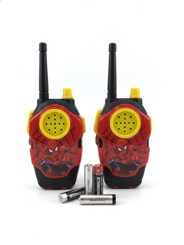Spider-Man Walkie Talkies for Kids, 2-Way Radios with Batteries Included, 2-Player Communication Toy System for Boys & Girls Ages 5+ LMI9431