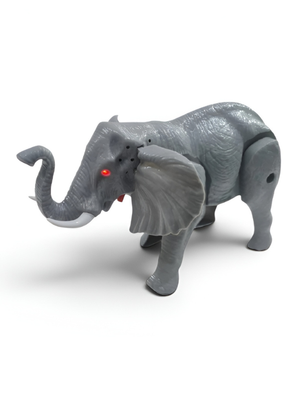 Walking Elephant Toy – Battery Operated Walking Elephant Toy with Realistic Sounds LMI14073.