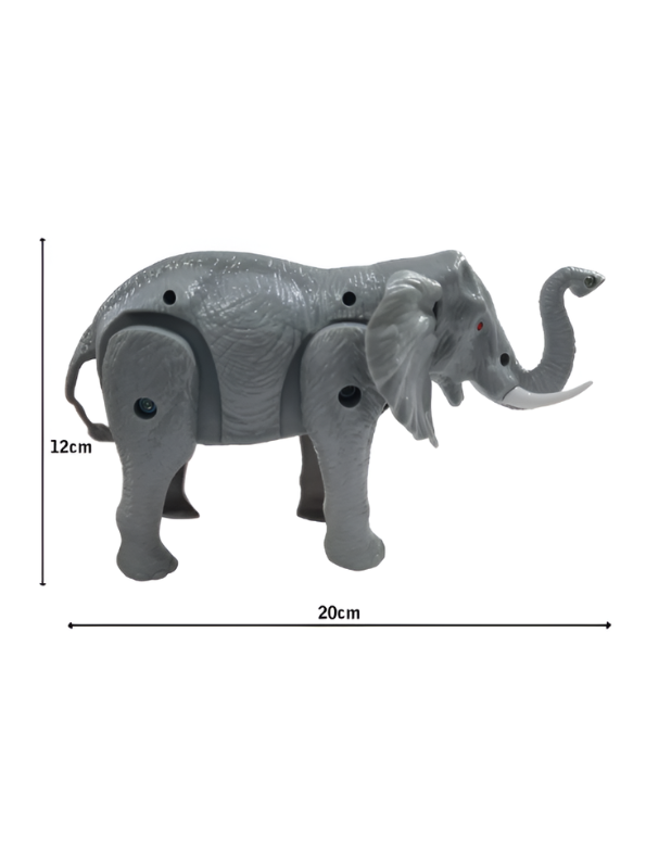 Walking Elephant Toy – Battery Operated Walking Elephant Toy with Realistic Sounds LMI14073.