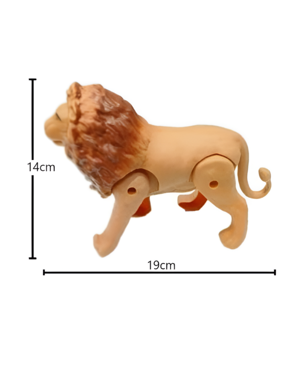 Walking Lion Toy with Roaring Sound & LED Lights LMI14072.