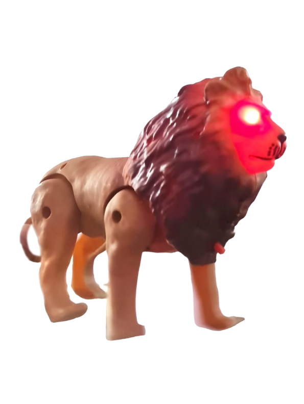 Walking Lion Toy with Roaring Sound & LED Lights LMI14072.