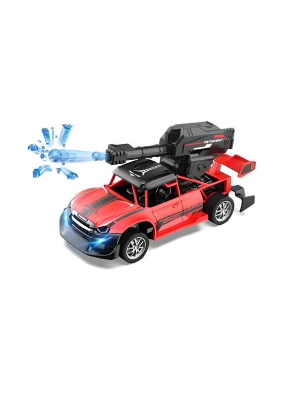 Water Bomb Stunt Car - 4WD Rechargeable Off-Road Vehicle with Water Cannon, 360° Rotating & Spraying Action for Kids LMI11013.